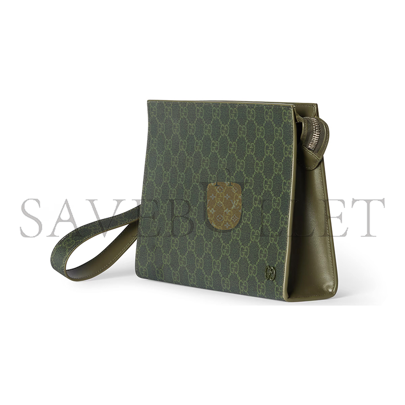 GUCCI GG MONOGRAM SMALL POUCH ‎768255 (26*18*6cm)